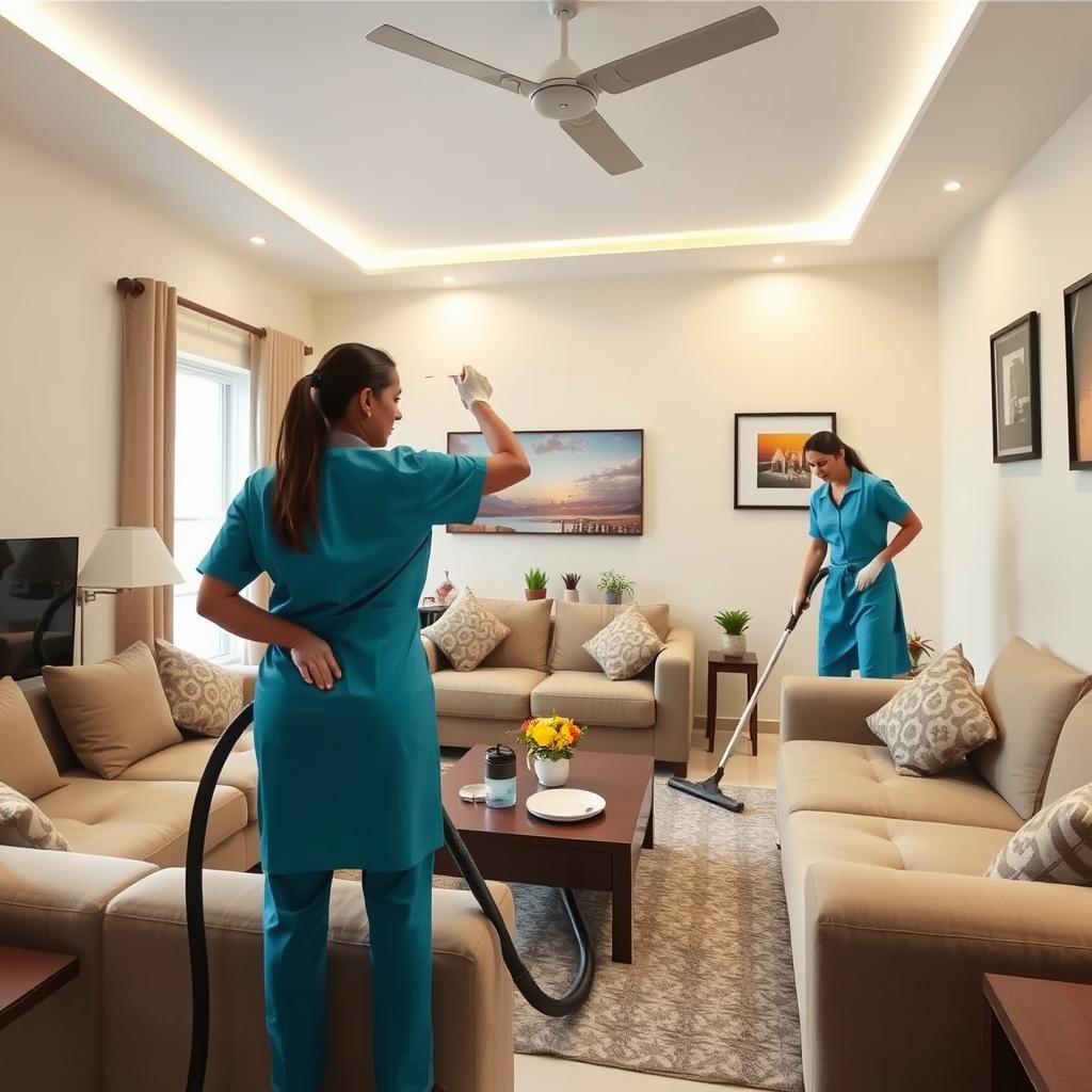 Full house deep cleaning in Secunderabad home