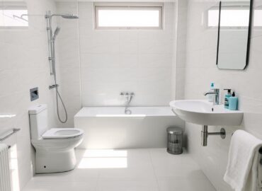 Professional bathroom cleaning service in Secunderabad showing a sparkling clean bathroom