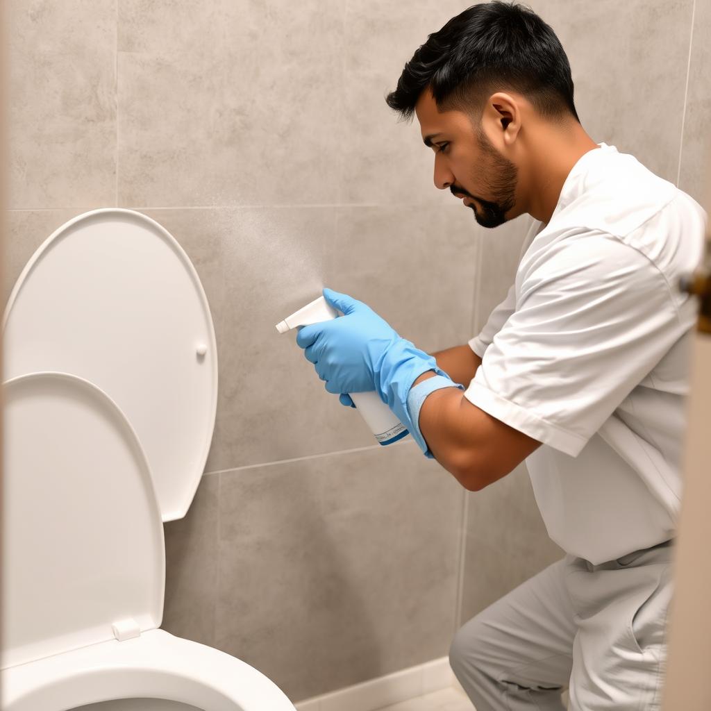 Toilet sanitization process in Alwal homes